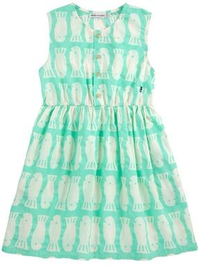 Bobo Choses Mint lucky fish Cotton Dress